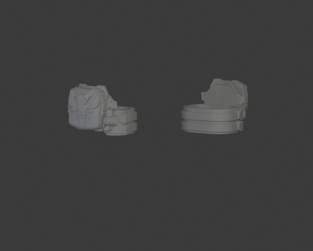 Softcase thigh armor piece
