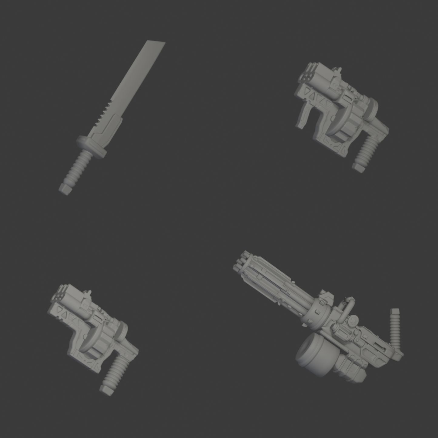 Legally Distinct weapons