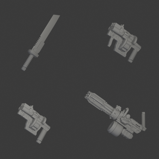 Legally Distinct weapons