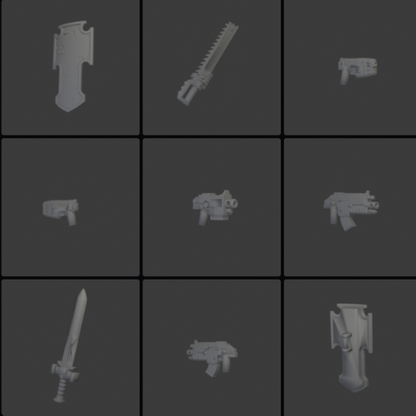 Star Warrior weapons